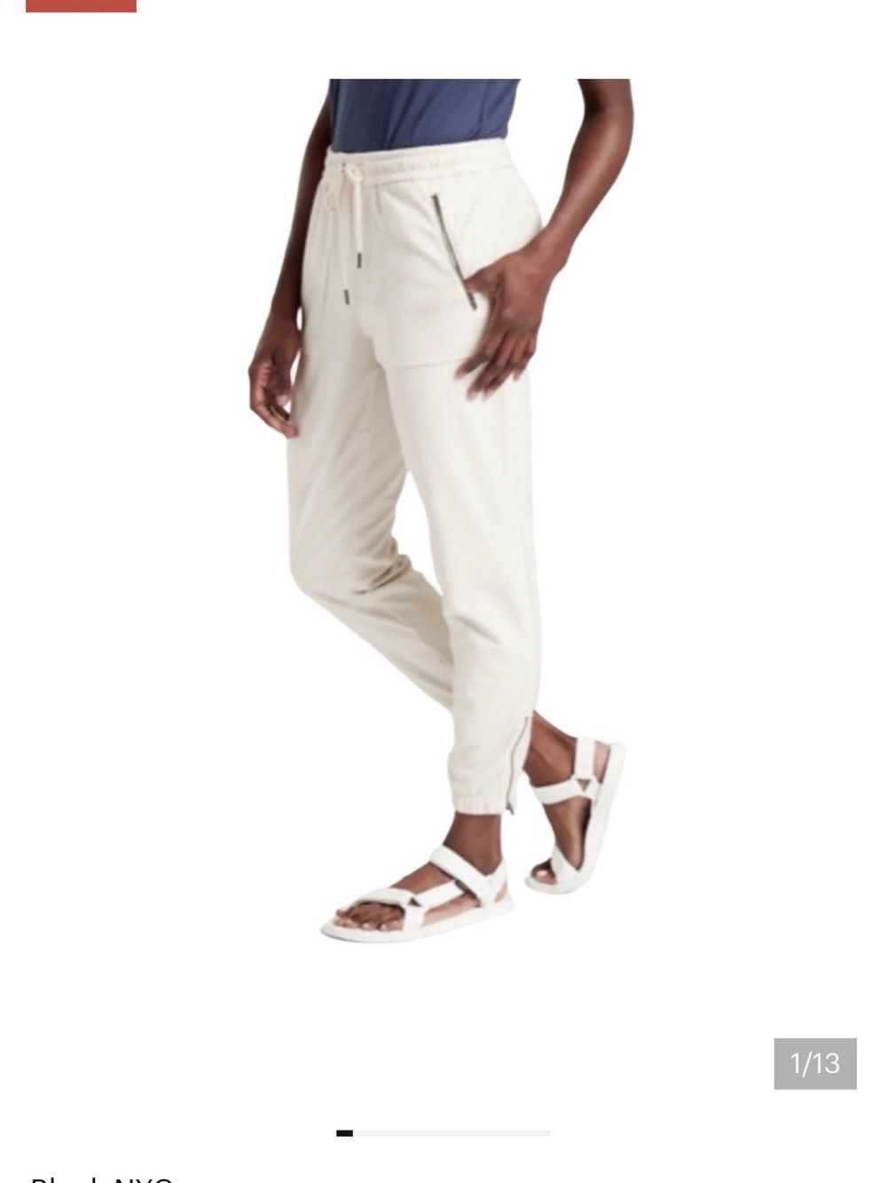 Blank NYC Cream Joggers Women’s Size S